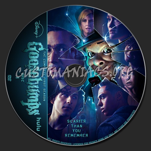 Goosebumps Season 1 dvd label