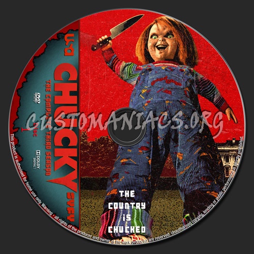 Chucky Season 3 dvd label
