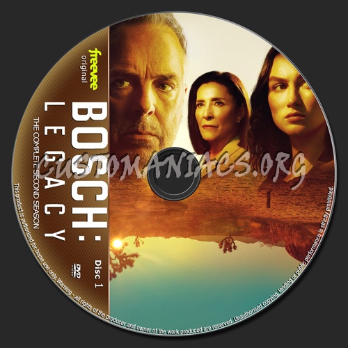 Bosch Legacy Season 2 dvd label