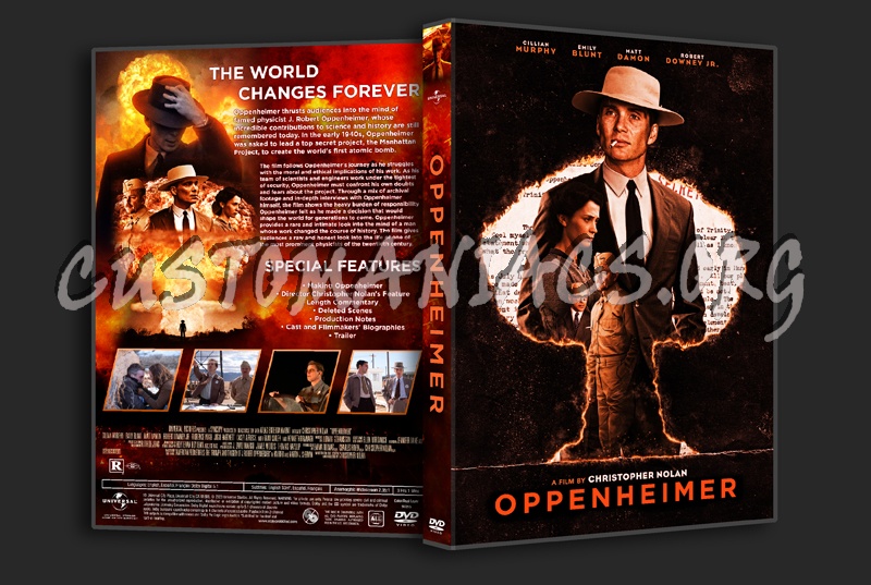 Oppenheimer dvd cover