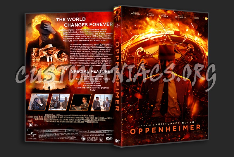Oppenheimer dvd cover