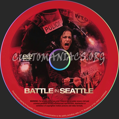 Battle in Seattle dvd label