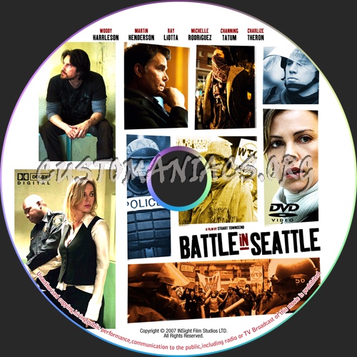 Battle in Seattle dvd label