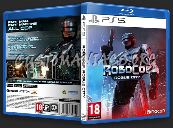 RoboCop: Rogue City (PS5) dvd cover