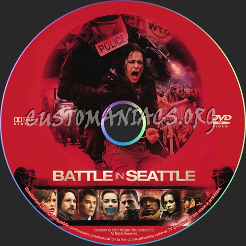 Battle in Seattle dvd label