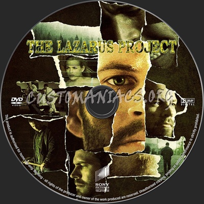 The Lazarus Project (aka The Heaven Project) dvd label