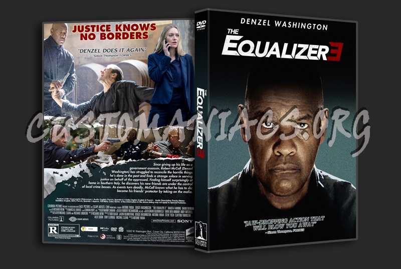 The Equalizer 3 dvd cover