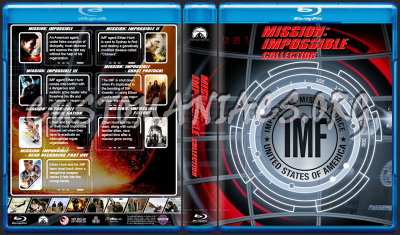 Mission Impossible Collection blu-ray cover