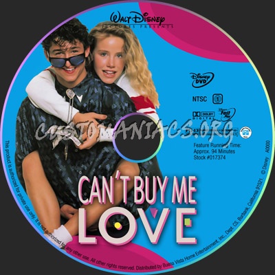 Can't Buy Me Love dvd label