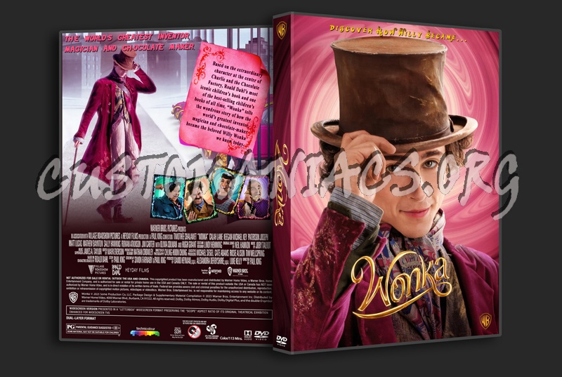 Wonka dvd cover