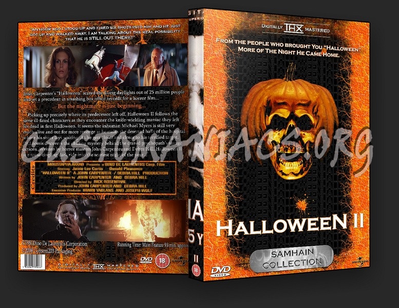 Halloween 2 Samhain Edition dvd cover