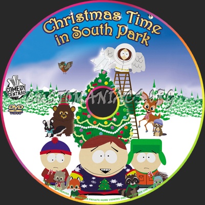 Christmas Time in South Park dvd label