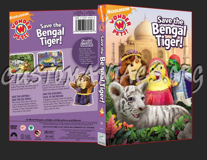 Wonder Pets Save The Bengal Tiger Dvd Cover Dvd Covers Labels By Customaniacs Id Free Download Highres Dvd Cover