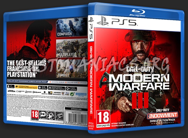 Call of Duty Modern Warfare III (PS5) dvd cover