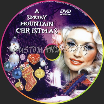 A Smoky Mountain Christmas dvd label