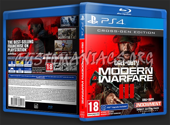 Call of Duty - Modern Warfare III (PS4) dvd cover