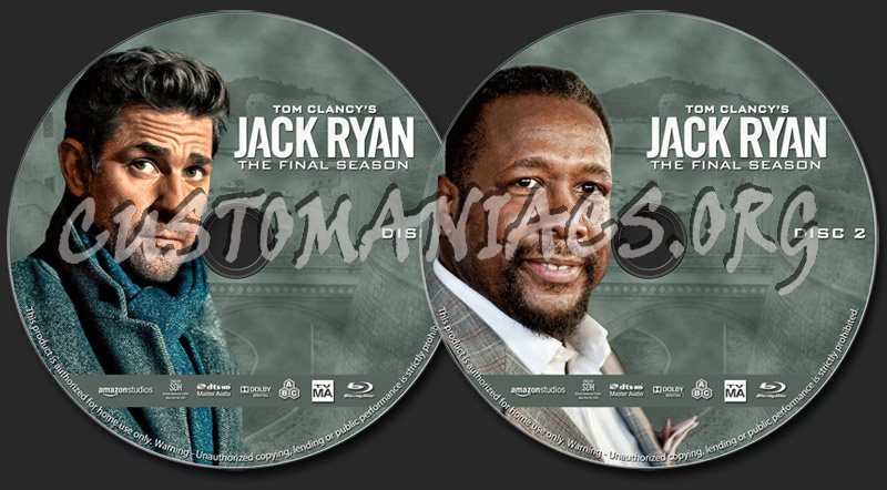 Jack Ryan - Season 4 (BR) dvd label