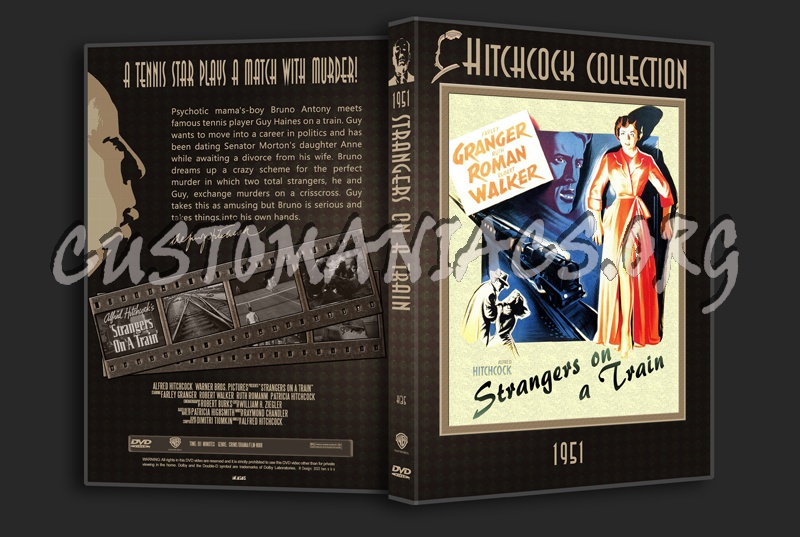 Hitchcock Collection 35: Strangers on a Train  (1951) dvd cover