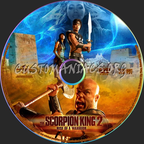 The Scorpion King 2 Rise of a Warrior dvd label