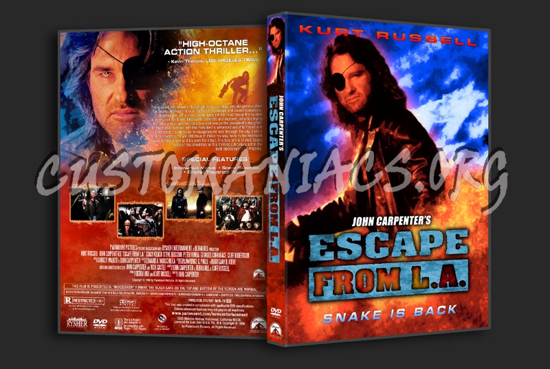 Escape From L.A. dvd cover