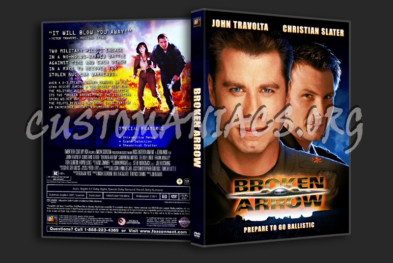 Broken Arrow (1996) dvd cover