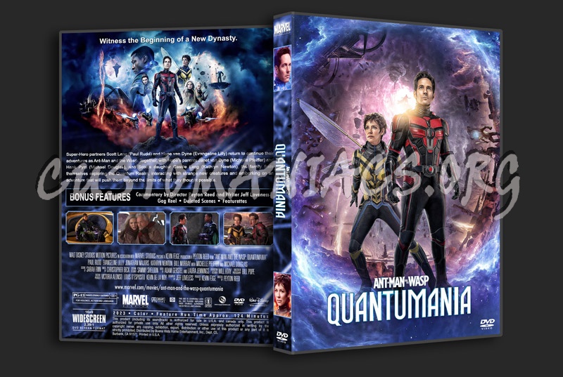 Ant-Man and the Wasp: Quantumania dvd cover