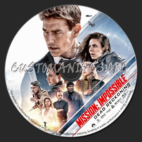 Mission Impossible: Dead Reckoning, Part 1 blu-ray label