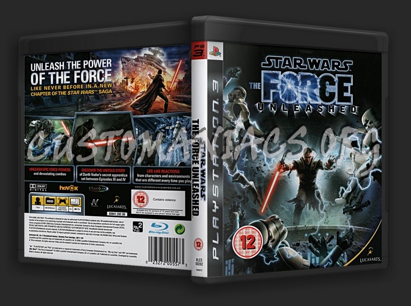 Star Wars The Force Unleashed dvd cover