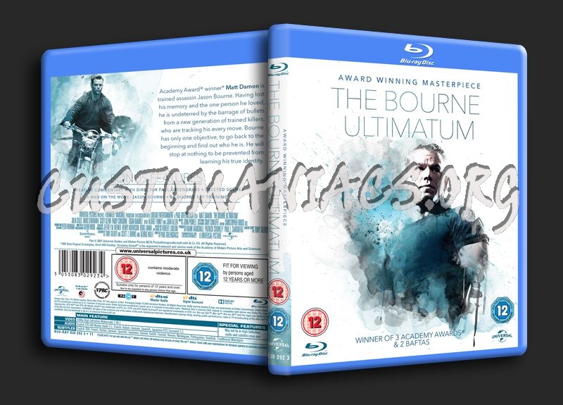 The Bourne Ultimatum blu-ray cover