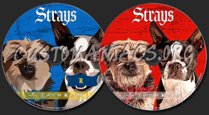 Strays dvd label