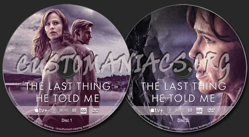 The Last Thing He Told Me (TV mini-series) dvd label