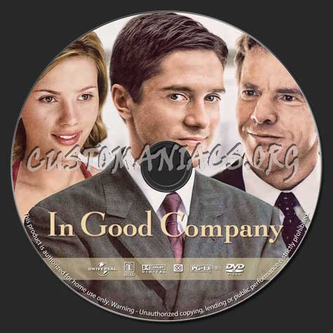 In Good Company dvd label