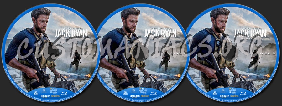 Jack Ryan - Season 2 blu-ray label