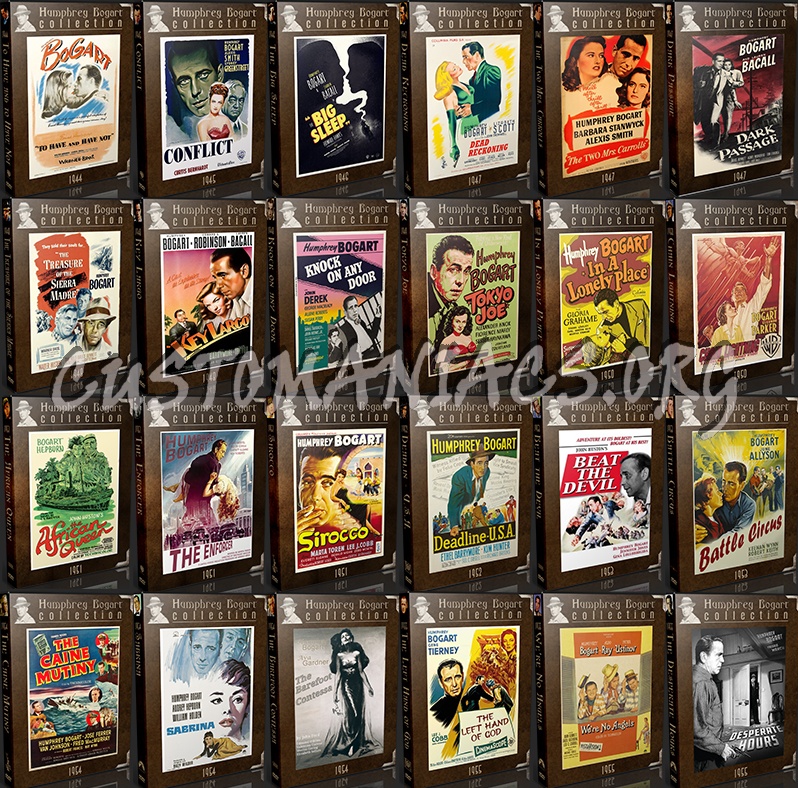 Bogart Collection Complete 73 Covers dvd cover