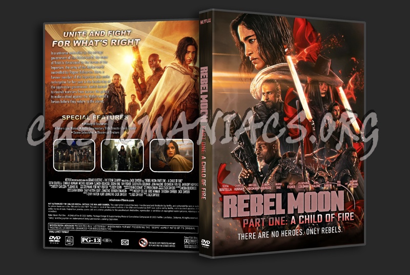 Rebel Moon: Part One - A Child of Fire dvd cover