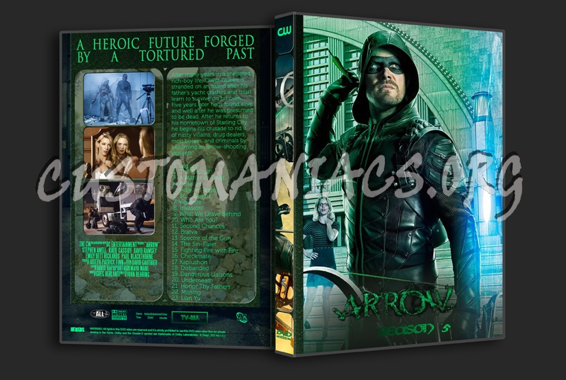 Arrow Complete Series (Spanning Spine) dvd cover