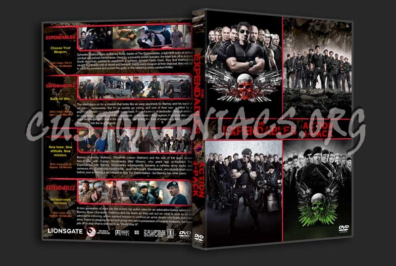 The Expendables Action 4-Pack dvd cover
