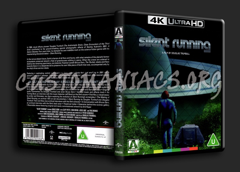 Silent Running 4K blu-ray cover