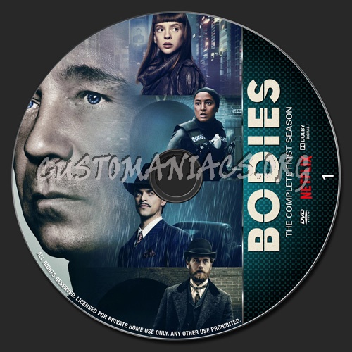 Bodies Season 1 dvd label