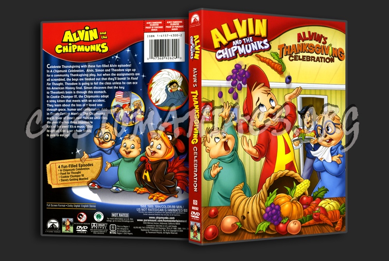 Alvin And The Chipmunks: Alvin's Thanksgiving Celebration dvd cover