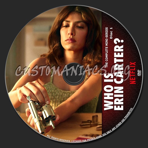 Who Is Erin Carter Season 1 dvd label