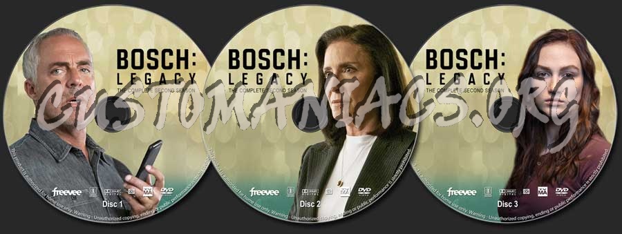 Bosch: Legacy - Season 2 dvd label