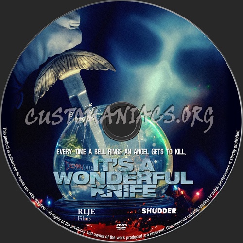 It's A Wonderful Knife dvd label