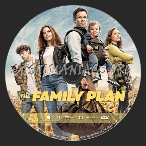 The Family Plan dvd label