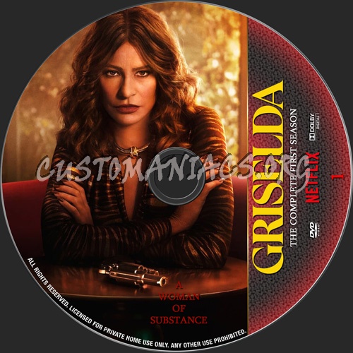 Griselda Season 1 dvd label
