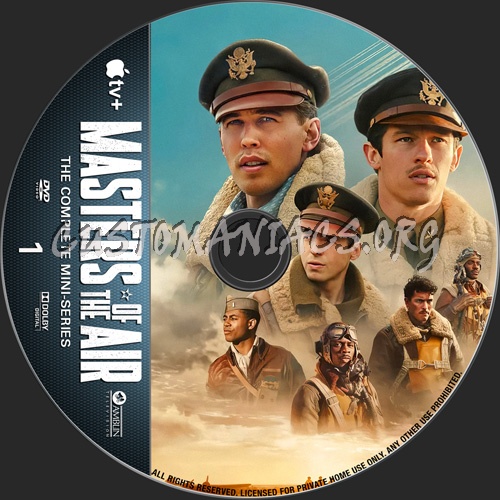 Masters Of The Air Season 1 dvd label