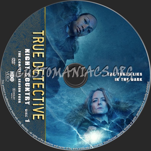 True Detective Season 4 dvd label