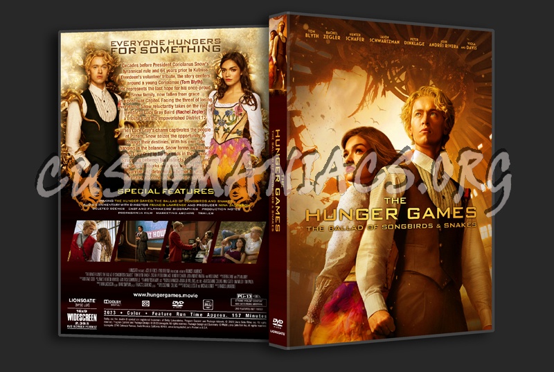 The Hunger Games: The Ballad of Songbirds & Snakes dvd cover