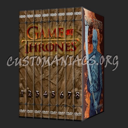 Game of Thrones Complete Series with Spine dvd cover