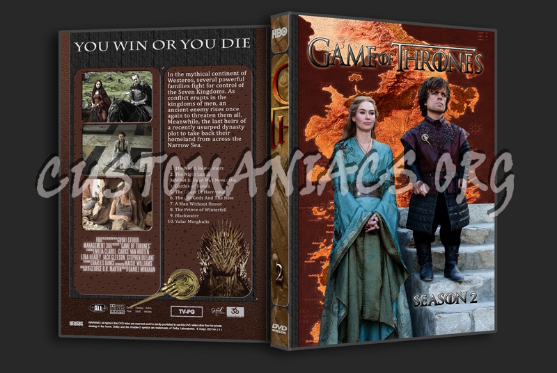 Game of Thrones Complete Series with Spine dvd cover